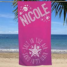 Personalized Towels Beach