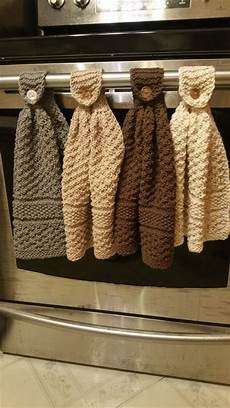 Hand Knitted Lace Towels