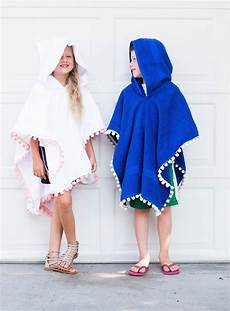 Hooded Beach Towel Poncho